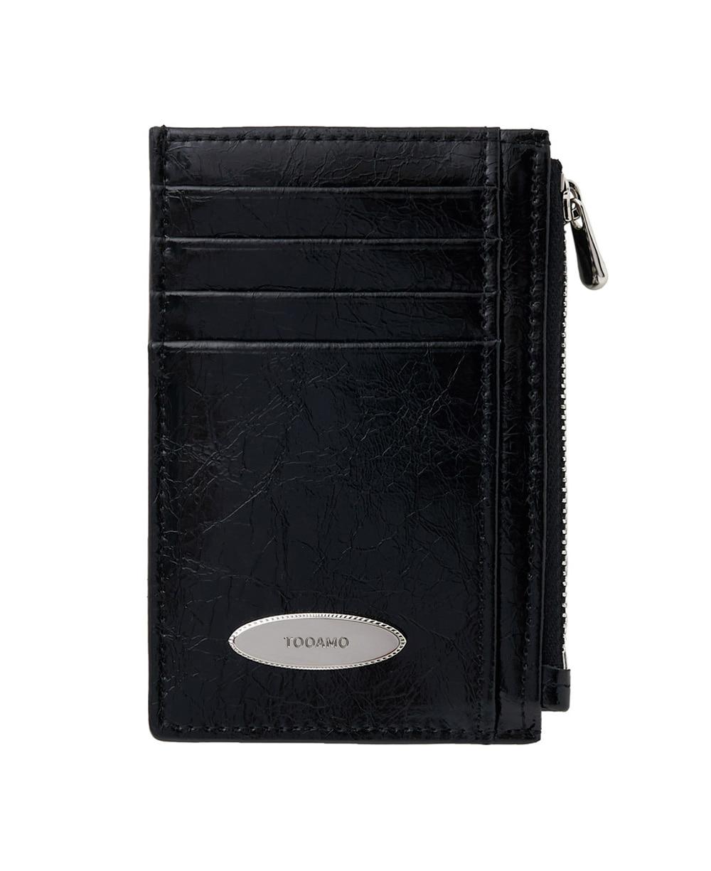 [BLACK FRIDAY]투아모 Multi zip coin card wallet 멀티 지퍼 동전 카드지갑 블랙 [소가죽]