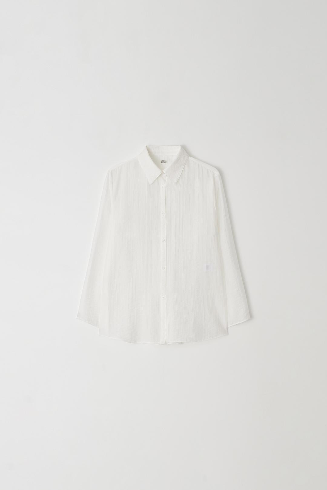Basic Stripe Shirts (white)