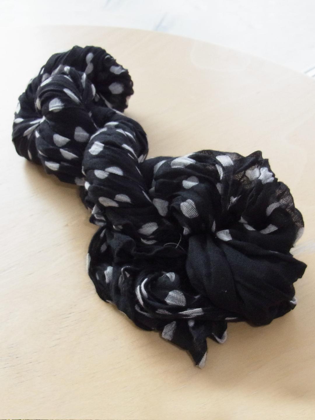 빈티지 도트 스카프