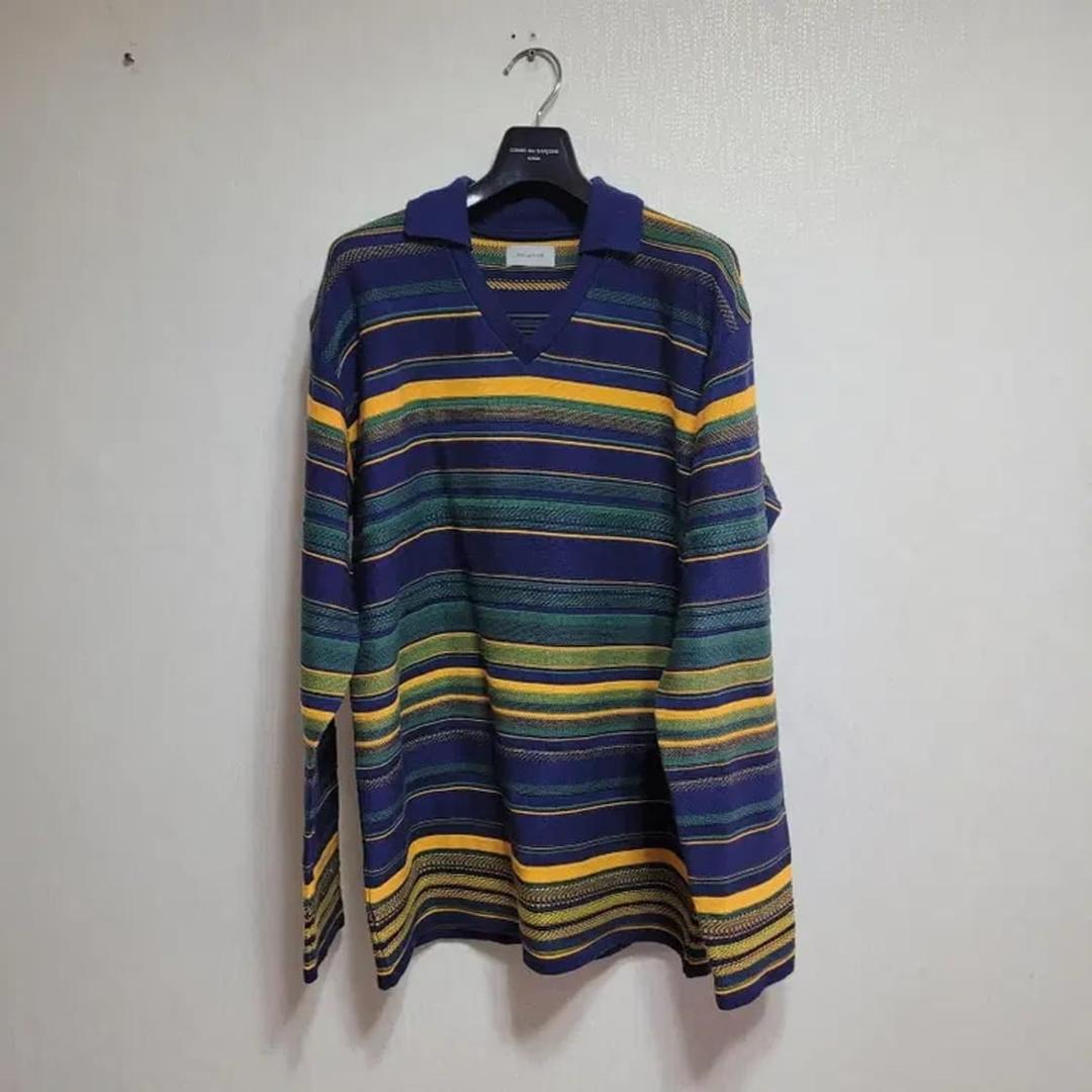 BED J.W. FORD 멀티컬러 카라 스웨터 니트 | 후루츠패밀리