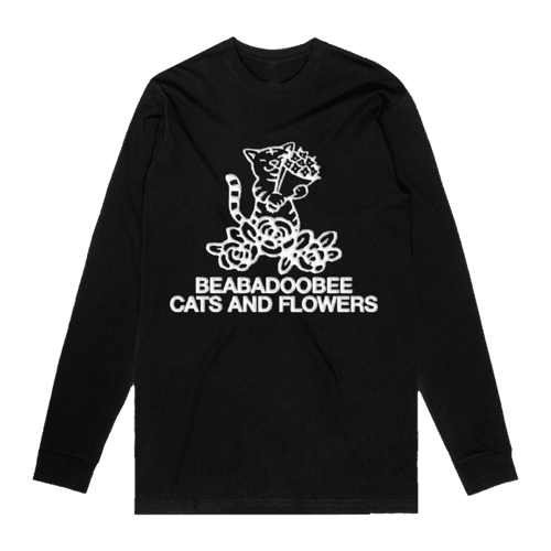 Beabadoobee - Cats and Flowers Longsleeve T-Shirt.  Dirty Hit.