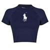 크롭 스윔 셔츠 네이비 Cropped Swim T Shirt Navy 65180418