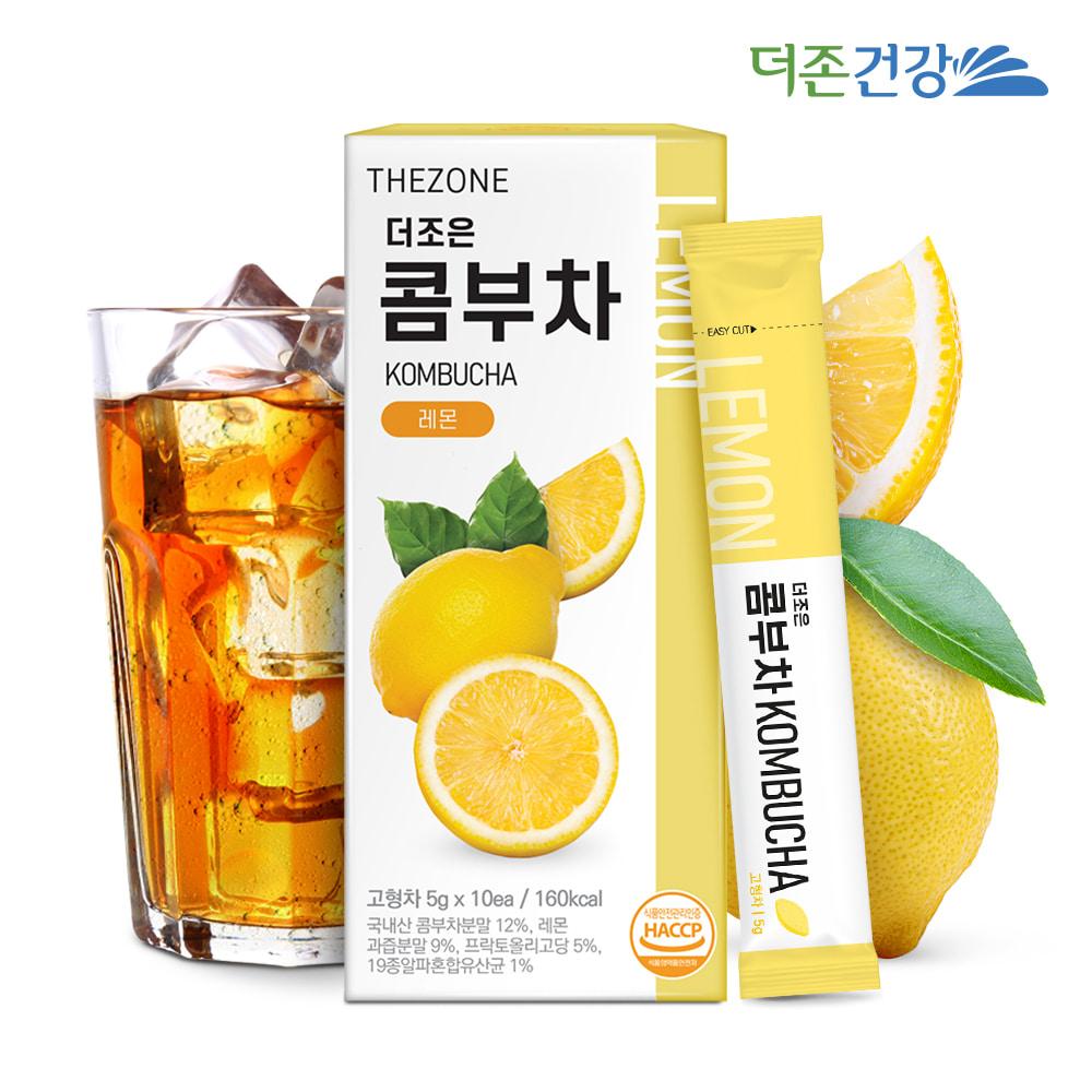 더존건강 더조은 콤부차 레몬 10포 1박스