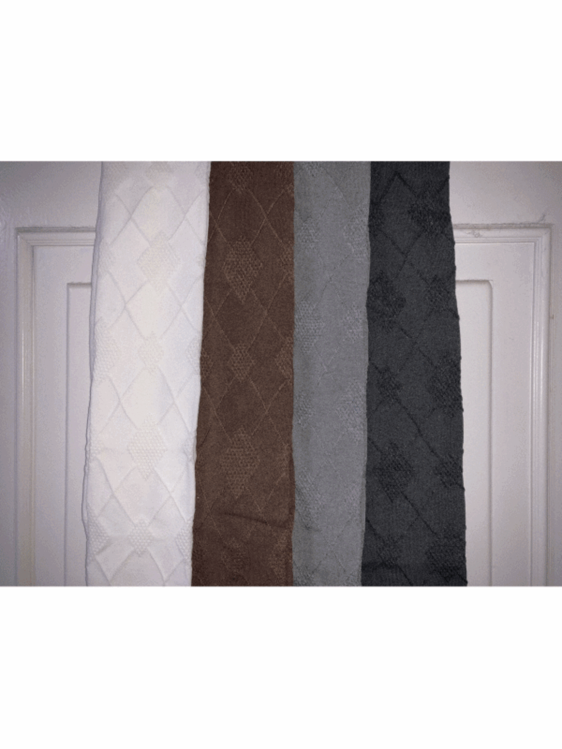 argyle cotton stocking (4color) / 아가일 코튼 스타킹