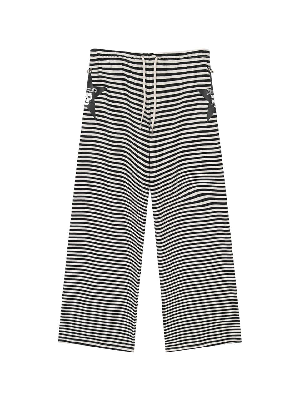 MEOWSFITS Pierced Pants Black