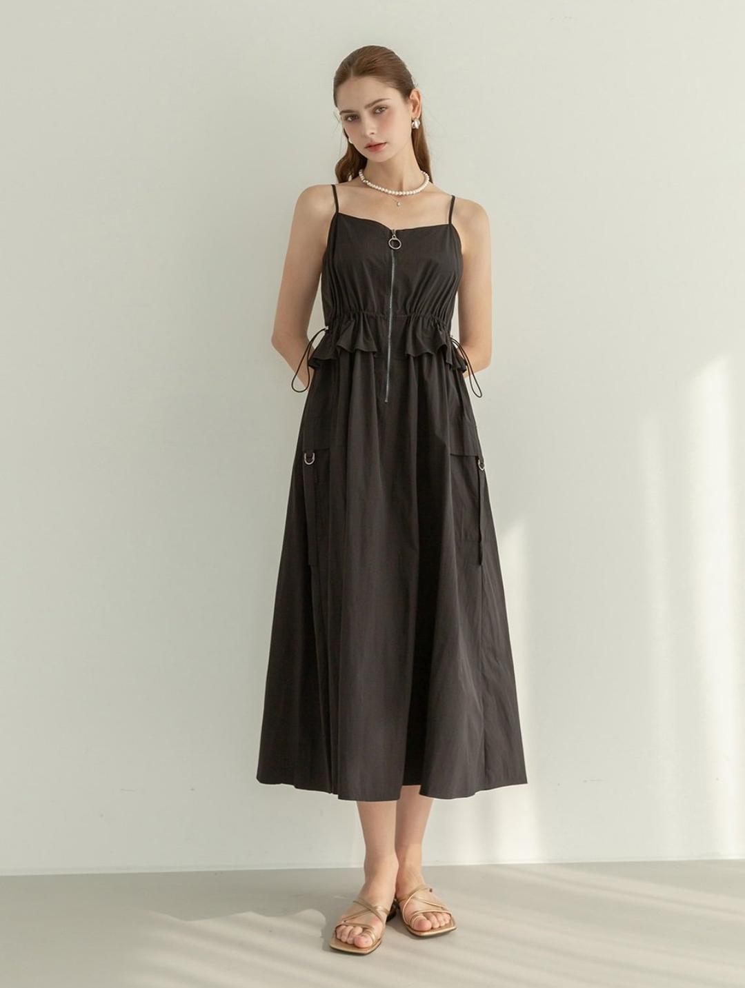 허리스트링뷔스티에롱원피스 ML08OP007HJY