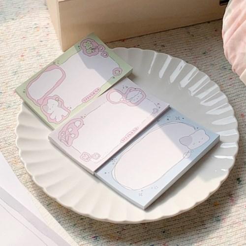 [소소히히] 미니 떡메모지 3종