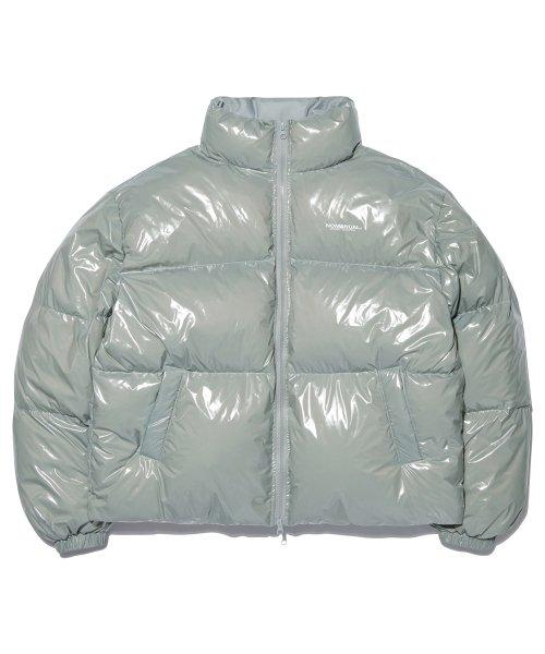 LUKE PUFFER JACKET - GLOSSY GRAY