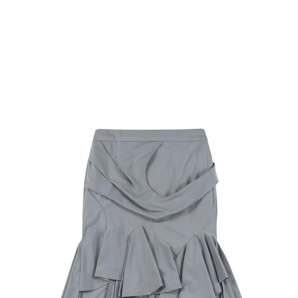 Draped Jersey Skirt