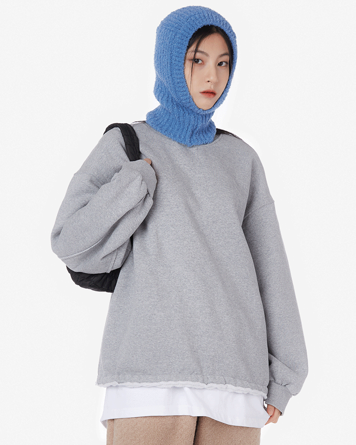 웜 스트링 풀오버 스웻 셔츠