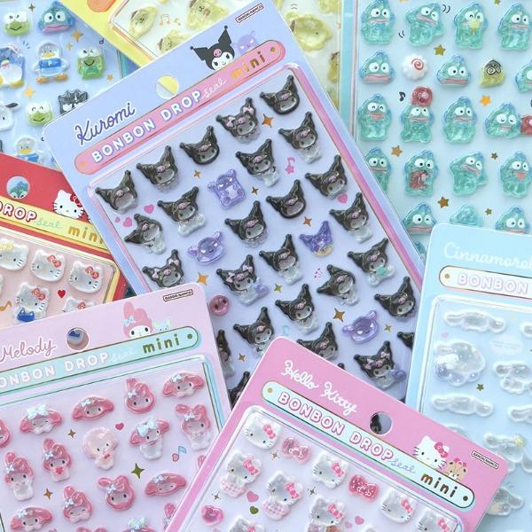 산리오 봉봉 드롭 미니 입체 스티커