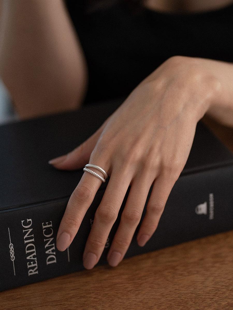 볼린 매트 더블 반지