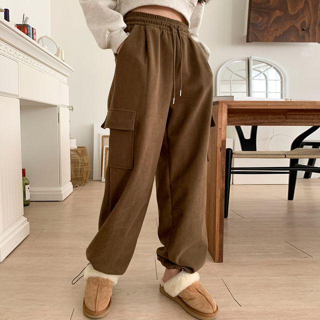 [기모/추가할인/핏보장]다이제 밴딩 스트링 코듀로이 와이드 팬츠- 4COLOR