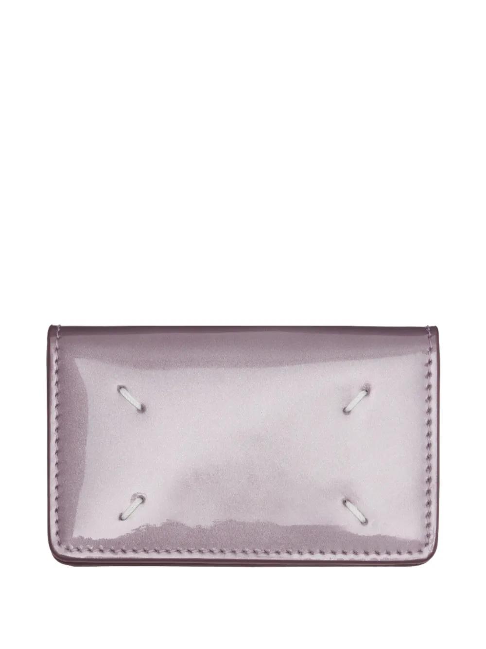 Maison Margiela 포 스티치 클립 카드홀더 | 퍼플 | FARFETCH KR