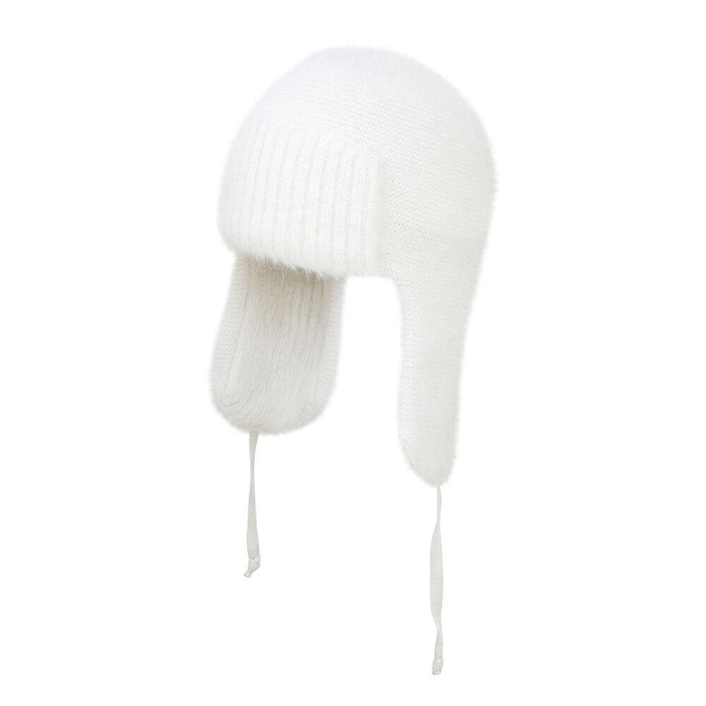 [라이즈 원빈,쇼타로 착용] snowy angora trooper hat_white