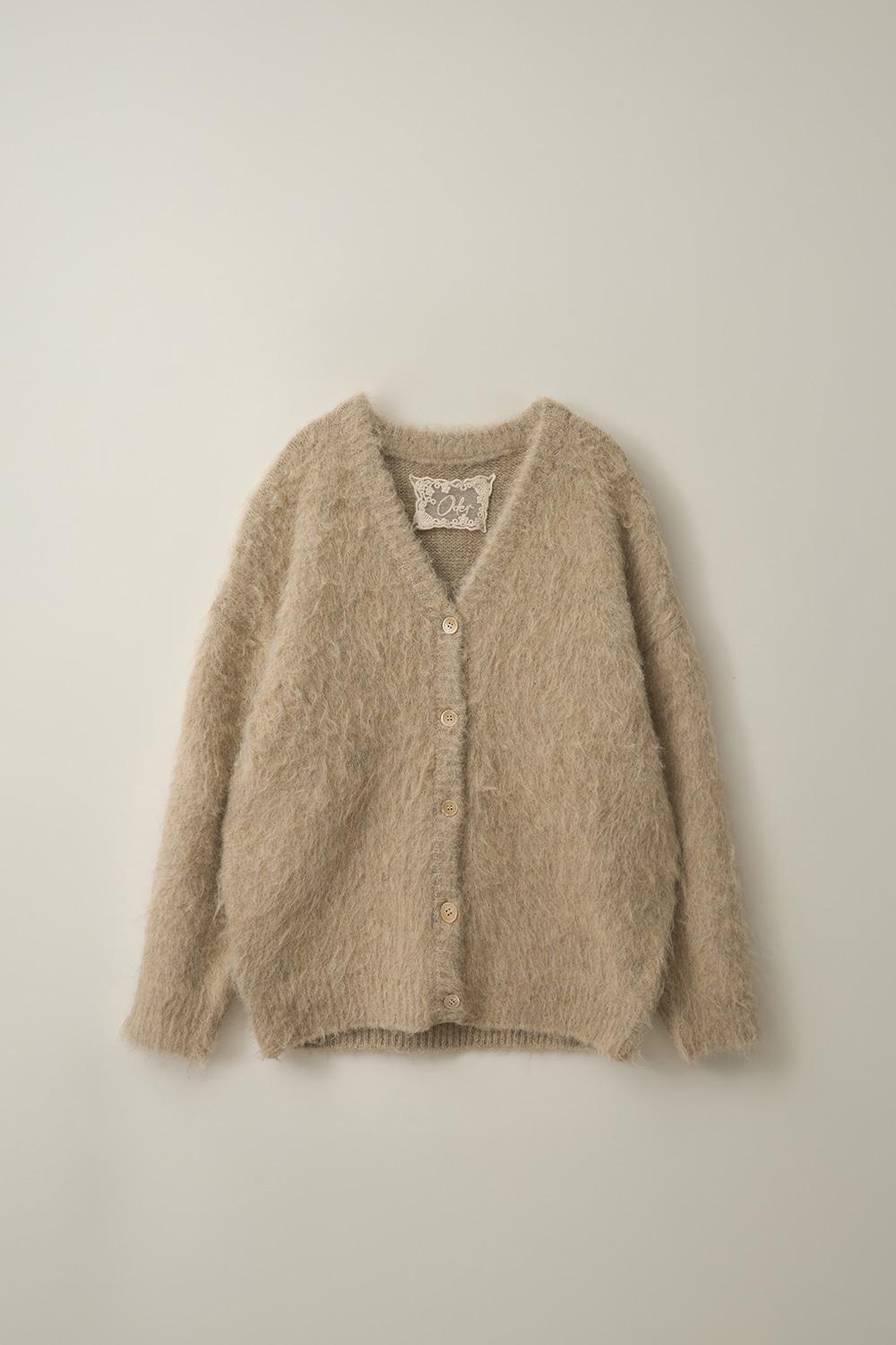 [SECRET DEAL] 헤비브러쉬 울 가디건-베이지