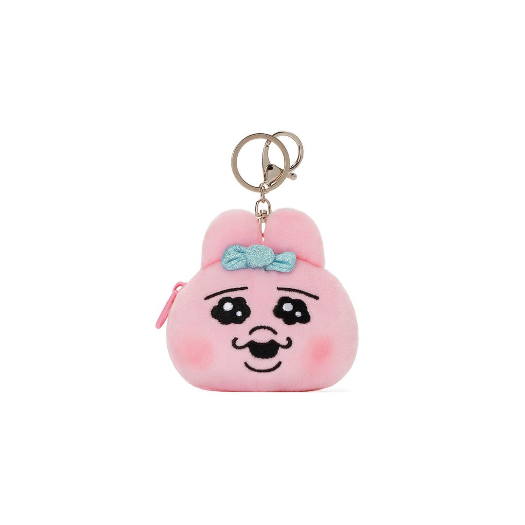빤쮸토끼 얼굴 파우치 키링_B