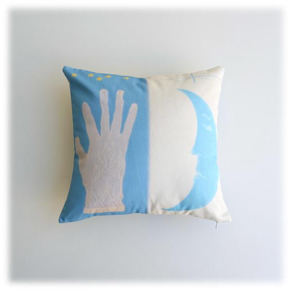 GLOVE & MOON CUSHION COVER