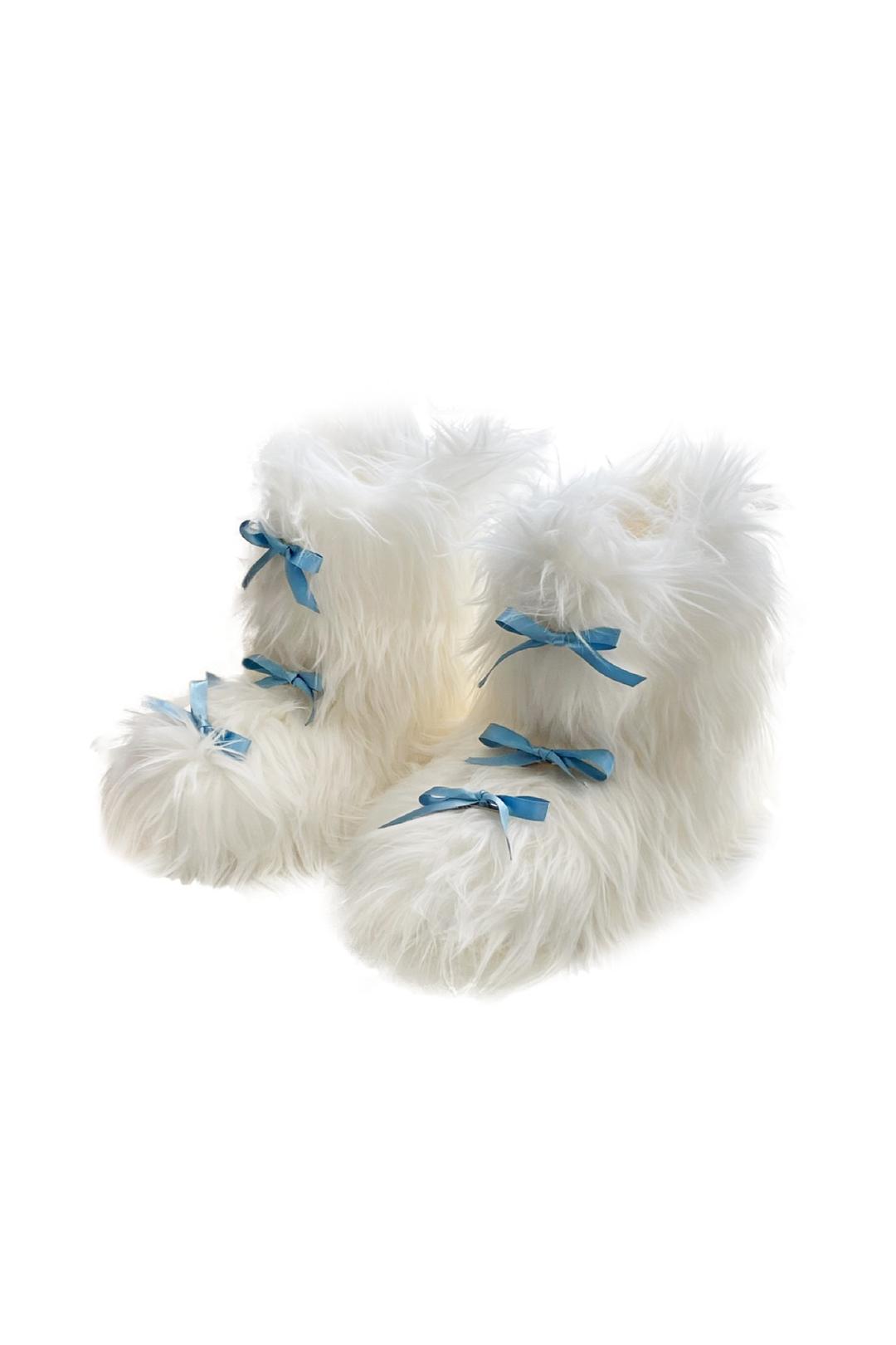 10.30 순차발송 furry room boots (white)