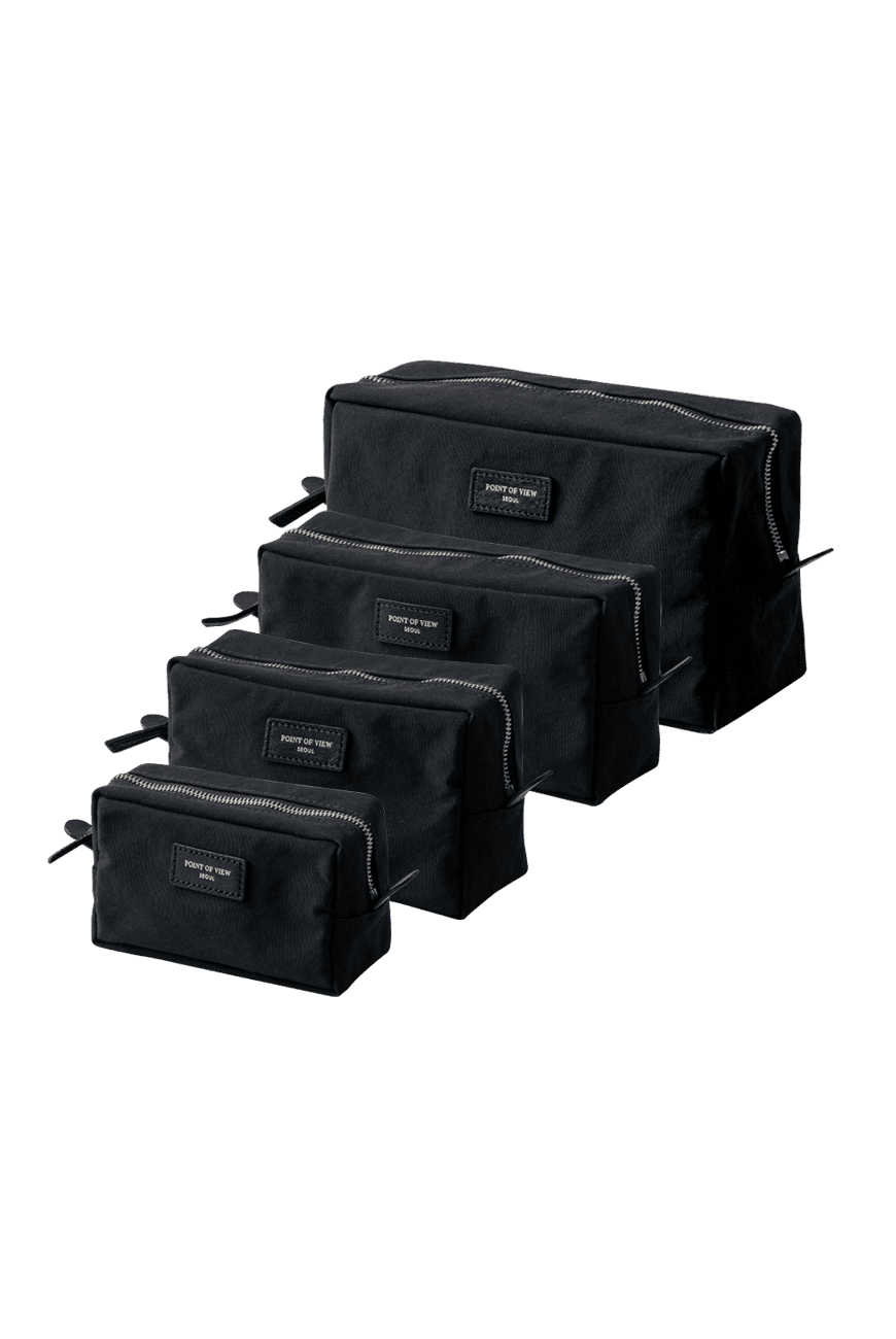 나일론 볼륨 파우치 Nylon Volume Pouch - Nero