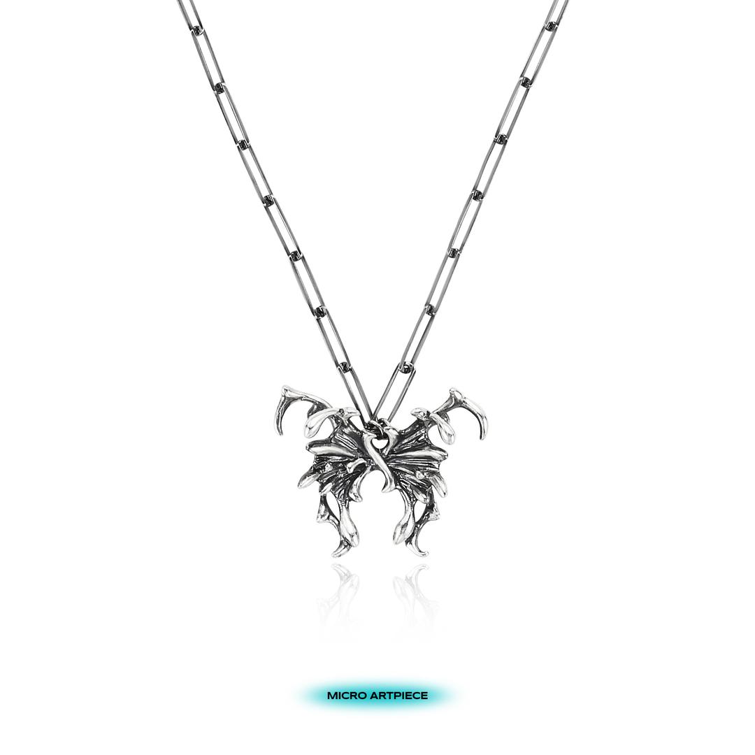 [micro] DARK THORN FAIRY NECKLACE