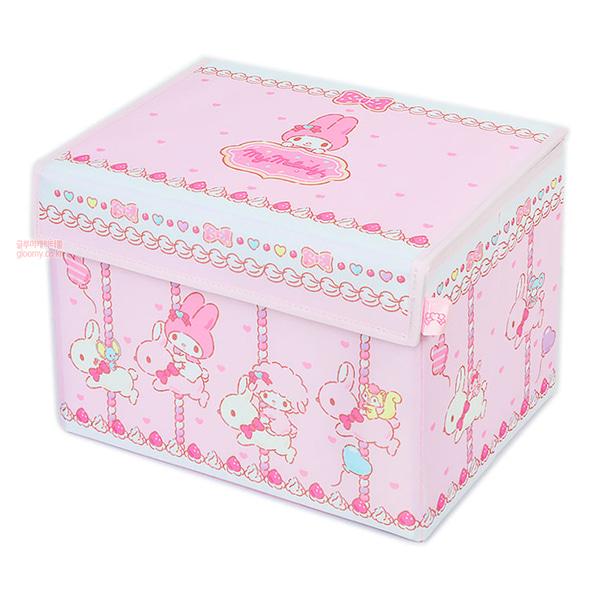 마이멜로디 접이식 수납함(회전목마) (일)) 리빙박스 545881