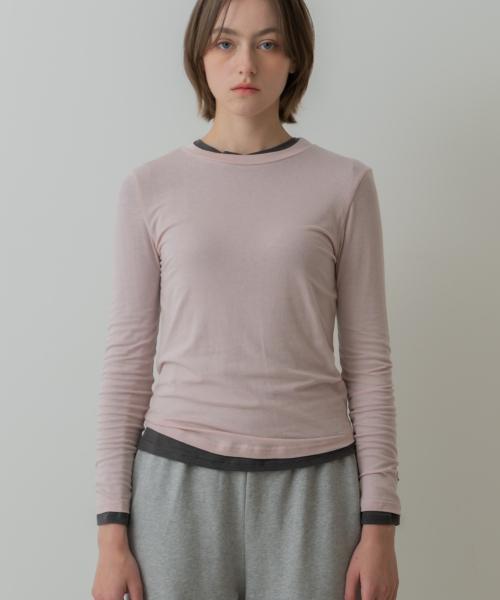 Basic Tencel Long Sleeve_Indy Pink