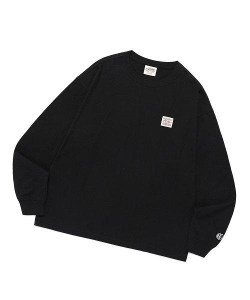 【IAB STUDIO】 IAB Studio Long Sleeve Black - 23FW IAB Studio Half Zip-Up Black White Long Sleeve Sweatshirts