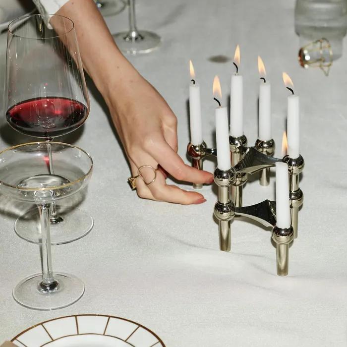 STOFF Nagel Candle Holder 3-pack (Chrome)