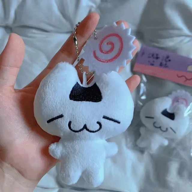 오니기리 주먹밥 고양이 인형 키링 에어팟 미니키링 가방고리