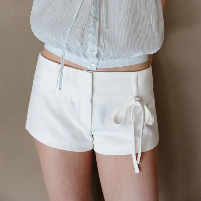 [2차]TIED RIBBON MICRO SHORTS_TT5S403IV