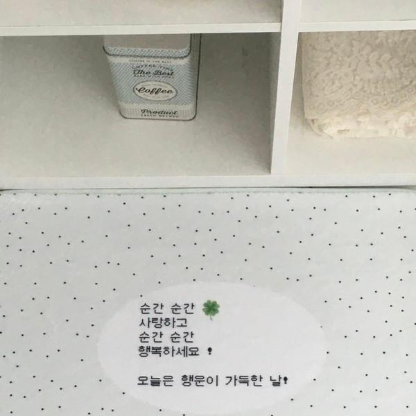 [바로배송] 순간순간 사랑하고 행복하세요 러그(메론)