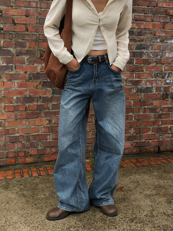 올드 빈티지워싱데님