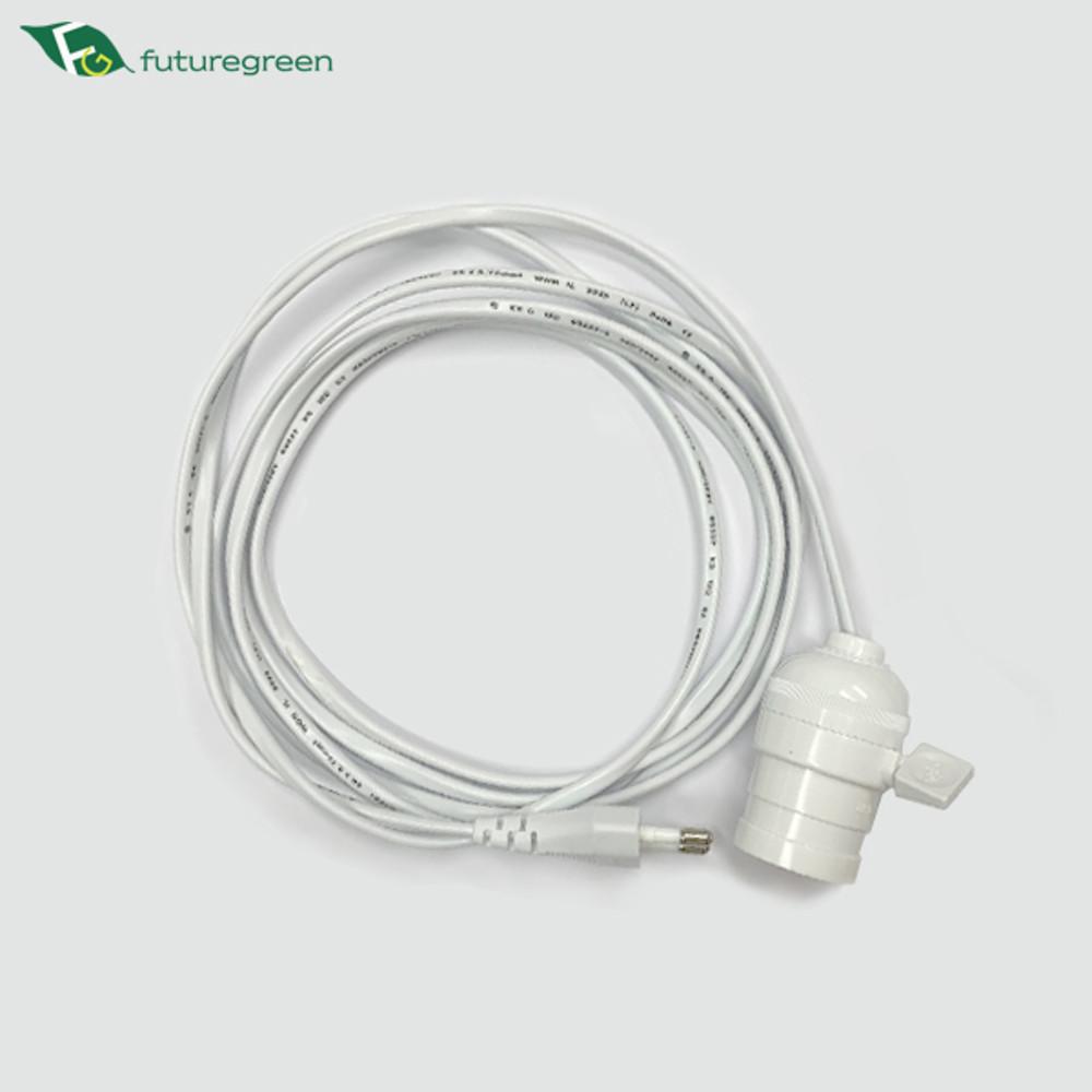 퓨쳐그린LED  식물생장용 전구E26 키소켓 코드선 - 화이트