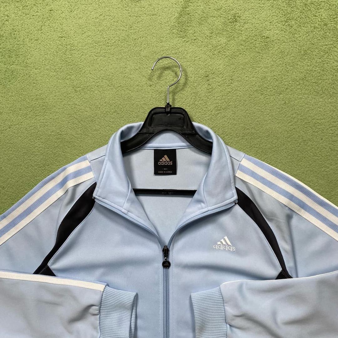 아디다스 삼각 로고 하늘 져지 트랙탑 | 후루츠패밀리