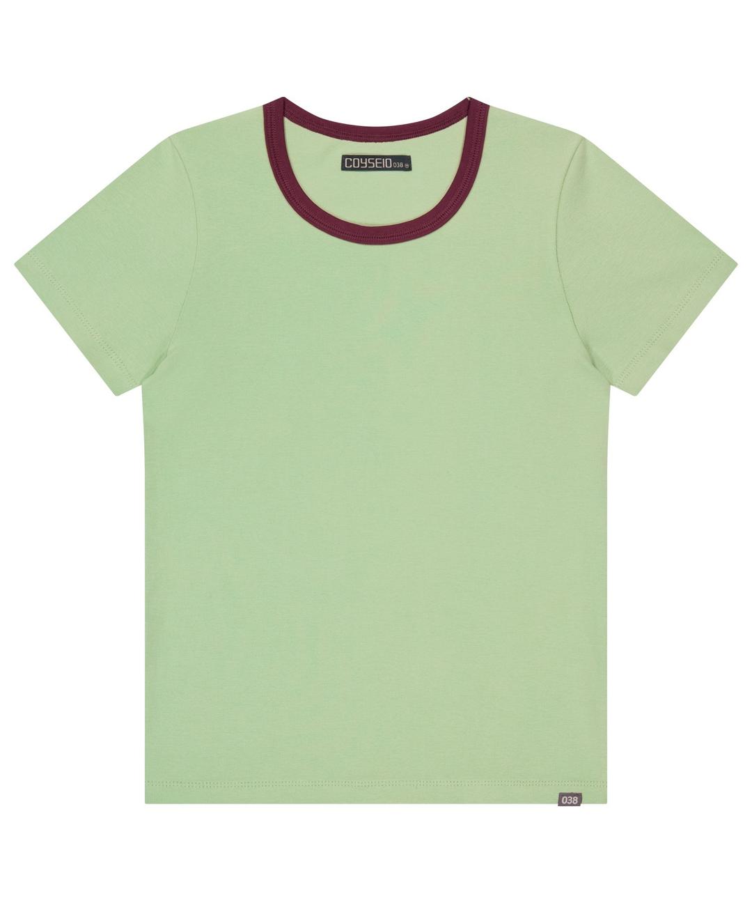 038 BASIC SLIM T-SHIRT LIGHT GREEN