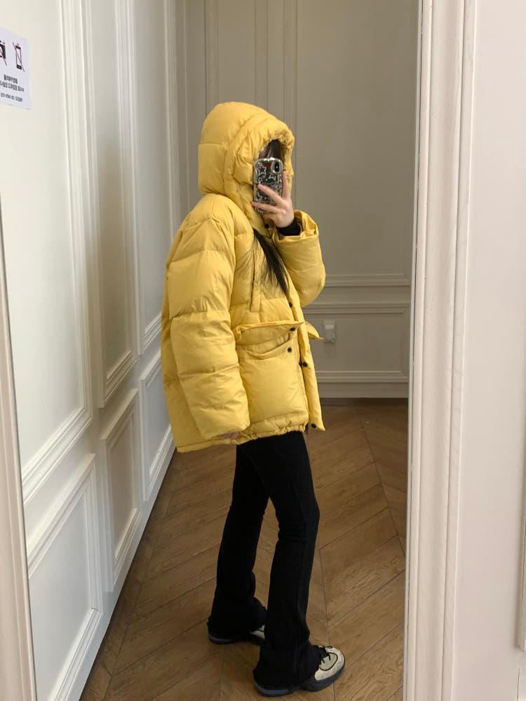 SEEAS 콜린 하프 덕다운 (2color) 하프패딩 긴패딩 오리털패딩 덕다운 푸퍼패딩 필드자켓