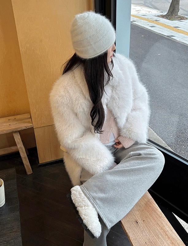 글린 하프 퍼 자켓