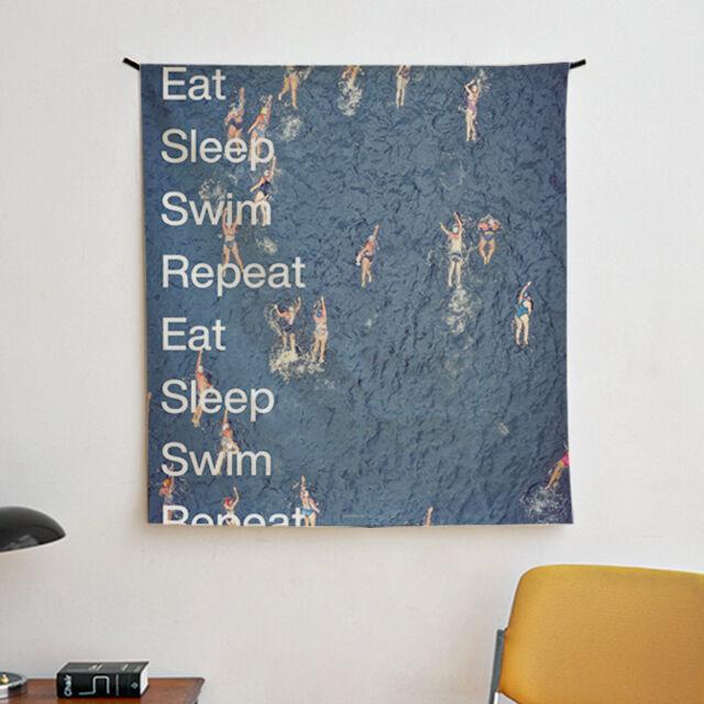 포토 행잉 패브릭 포스터 / 가리개 커튼(5size)_swimming 01