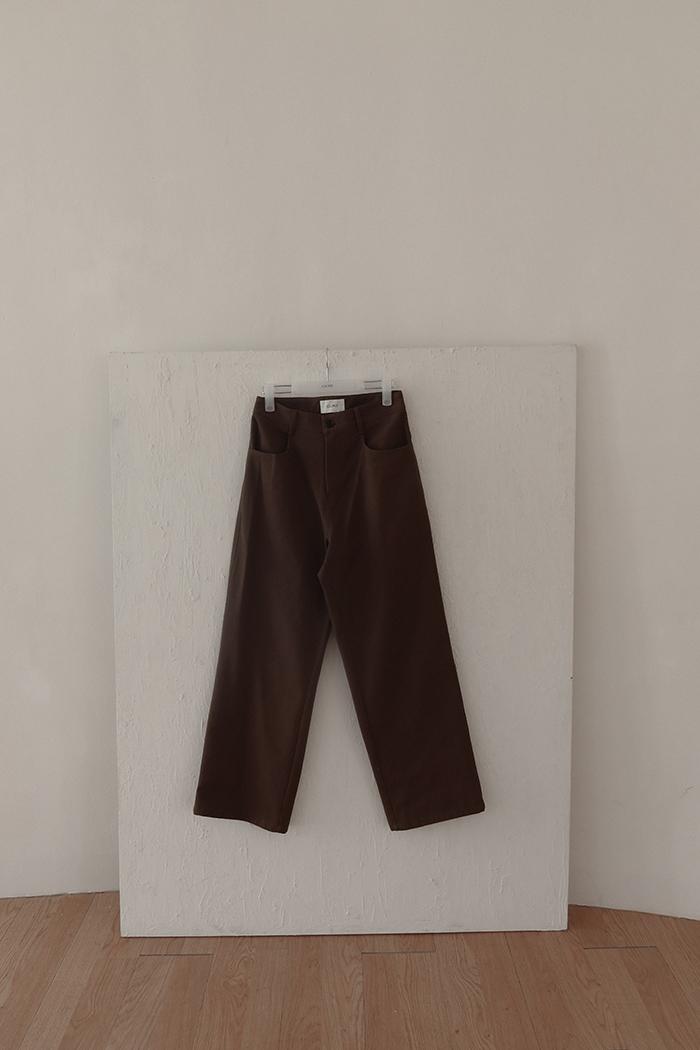DAY COTTON PANTS - BROWN
