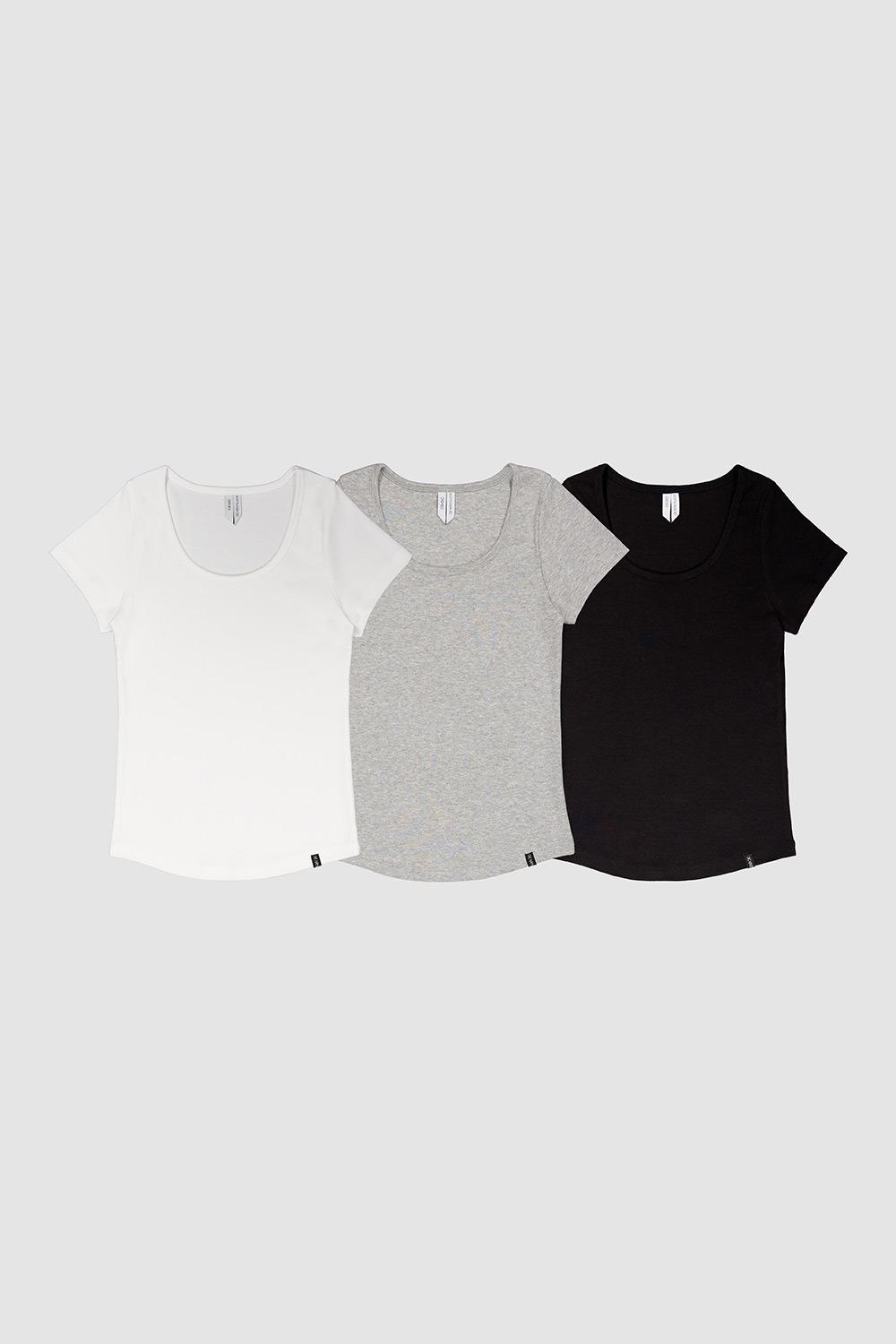 D. BASIC COTTON BABY ROUND-NECK TEE - 3 COLOR