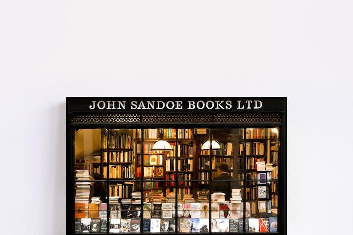 빈티지포스터 356 Vintage Bookstore 영국 레트로 카페 사진 액자