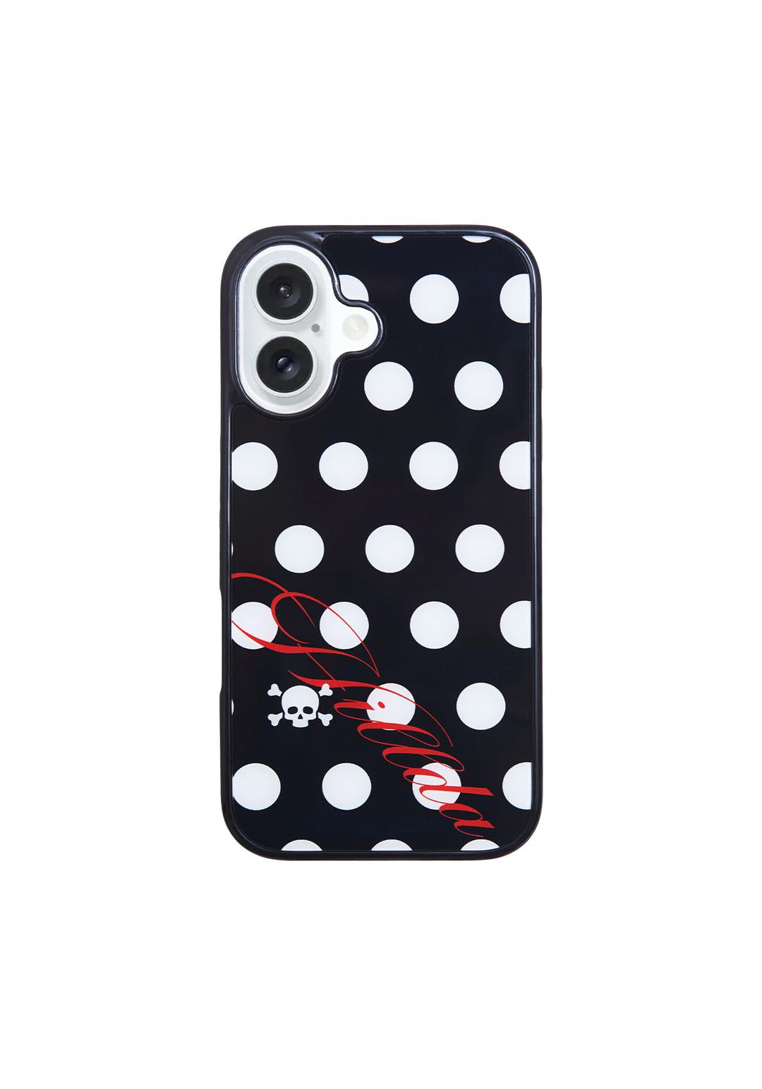 Skull Dot Phone Case [White]