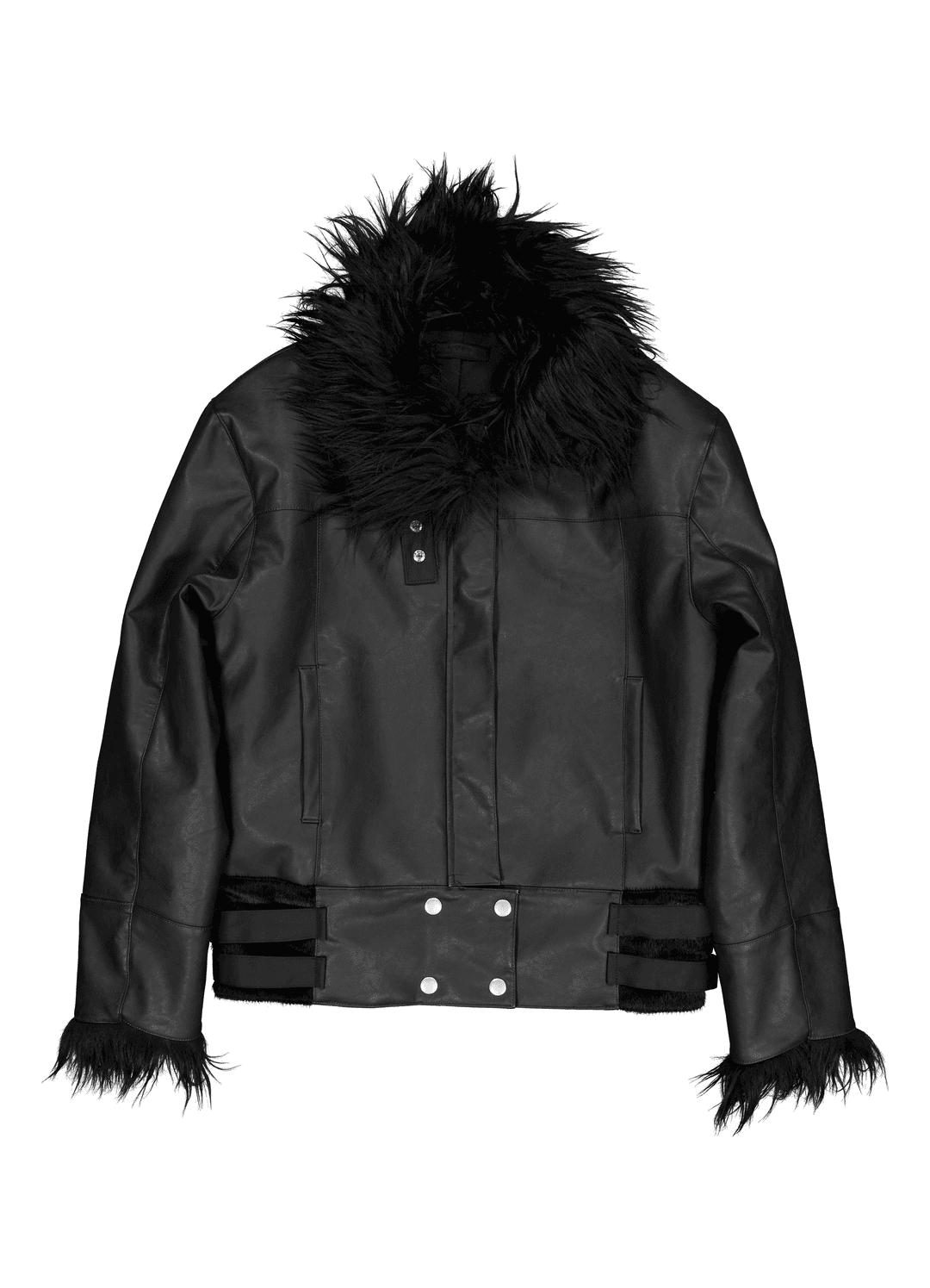 SILENT LONG-PILE FUR JACKET
