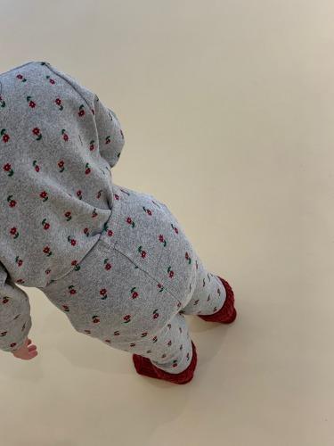 꽃밭 실내복 (메란지/네이비/아이보리)