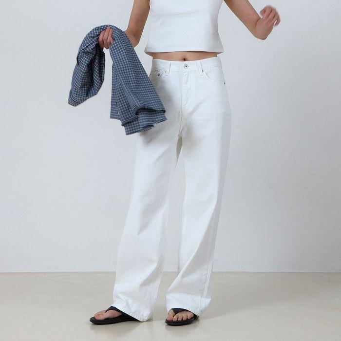 [4차][기장선택] Classic denim (white)