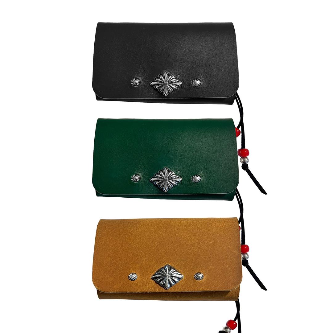 Silver Dangcho Leather Wallet