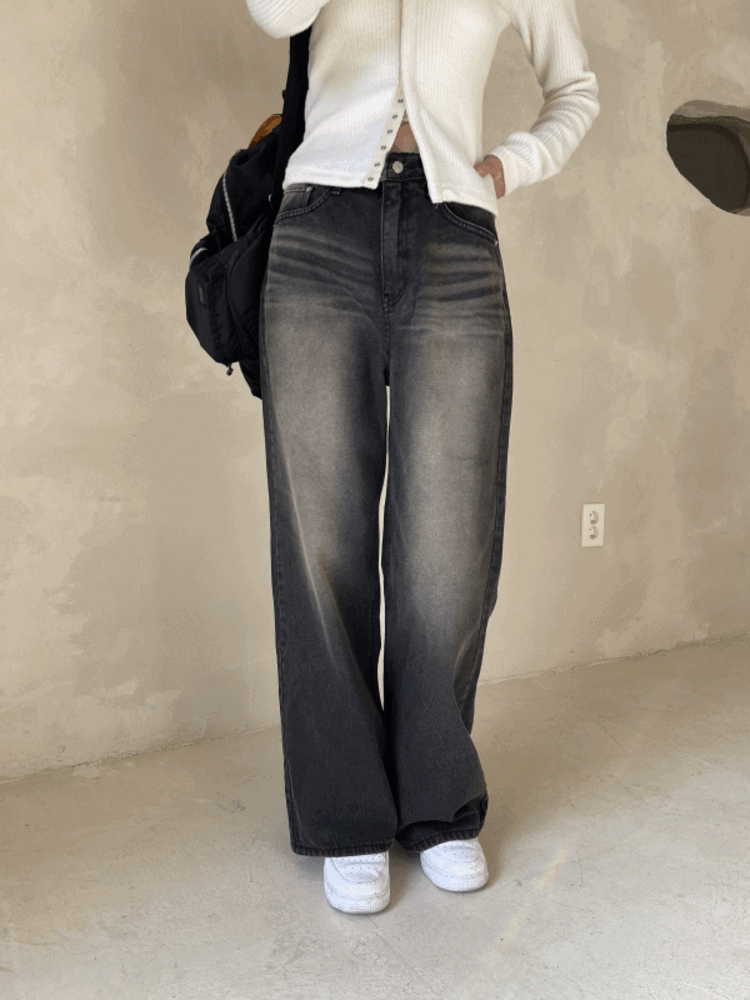 Browny washing denim