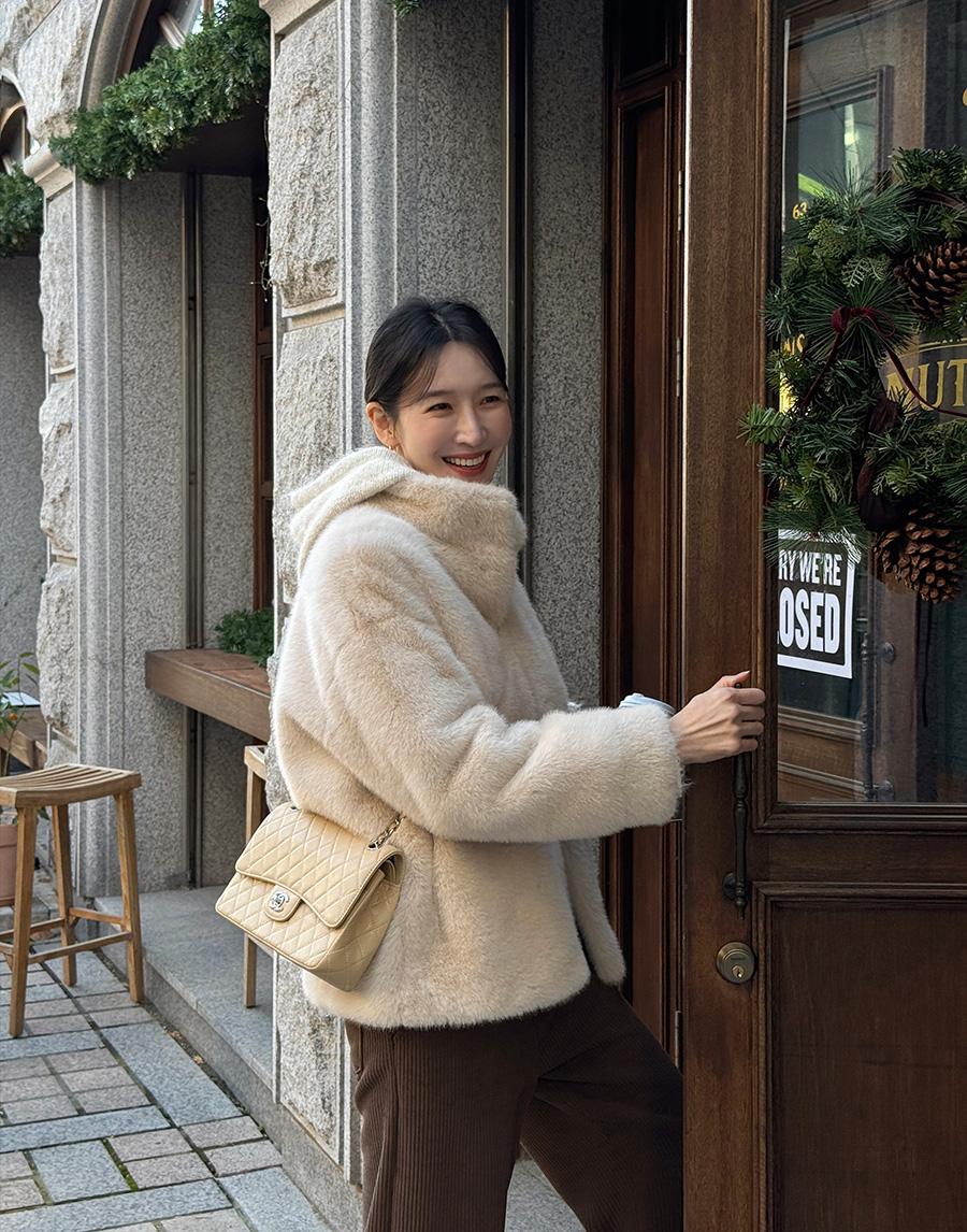 하이넥 소프트 퍼자켓