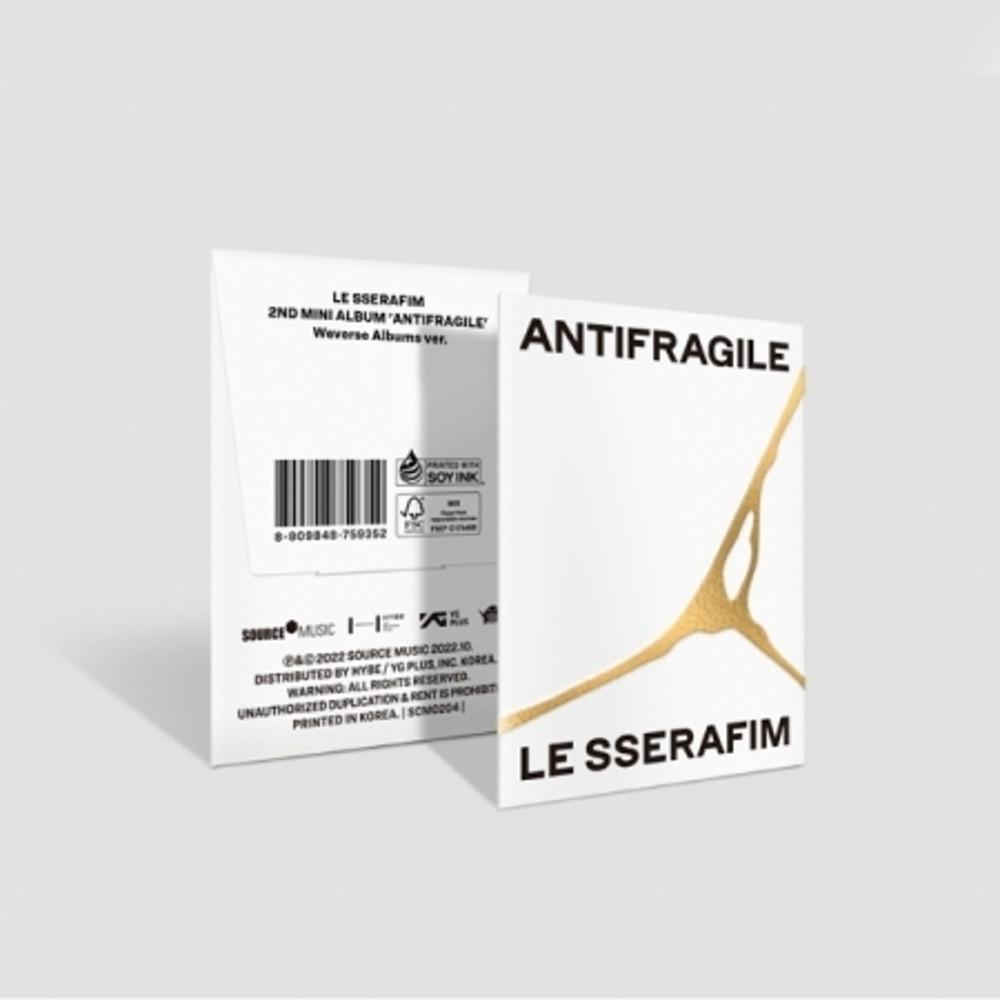 LE SSERAFIM 르세라핌 - 미니 2집 ANTIFRAGILE WEVERSE ALBUMS VER 안티프레질 위버스 앨범